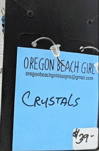 Blue Crystal Earrings