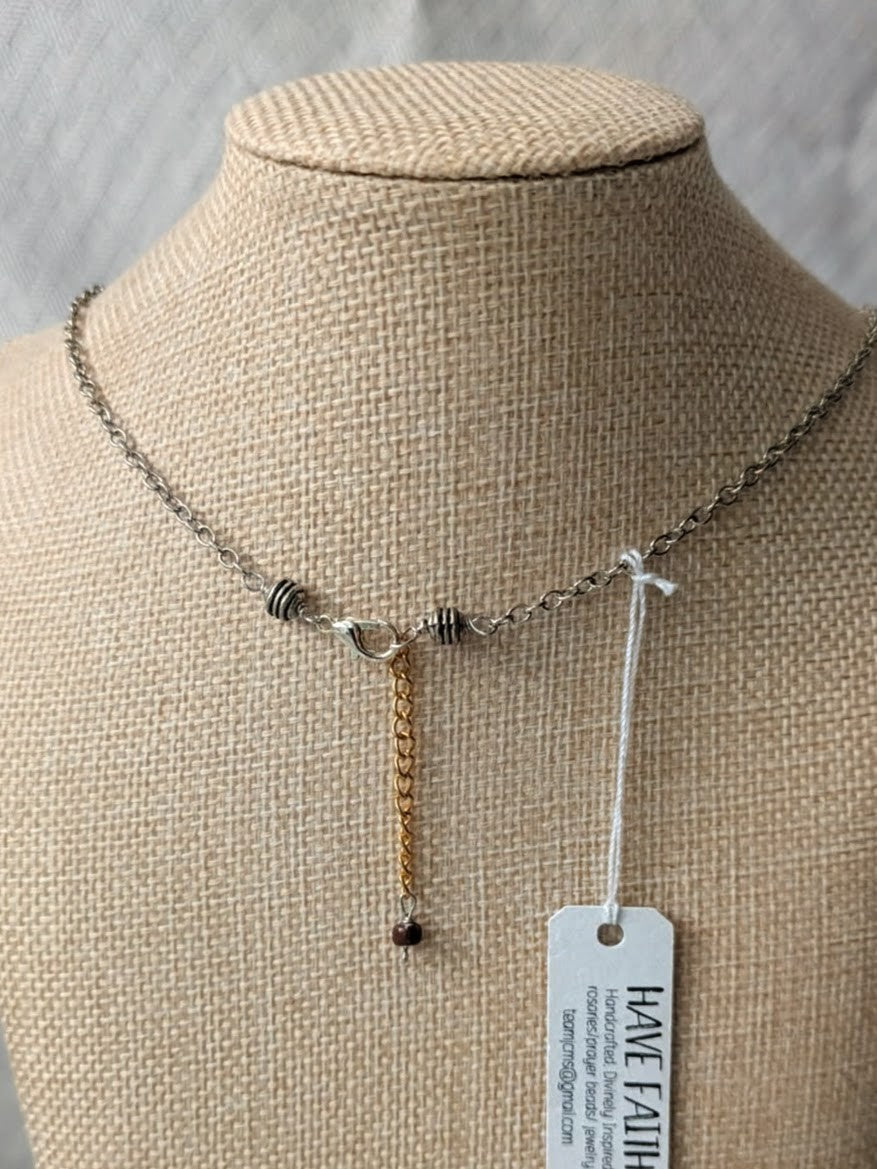 Faith Collage Charm Pendant