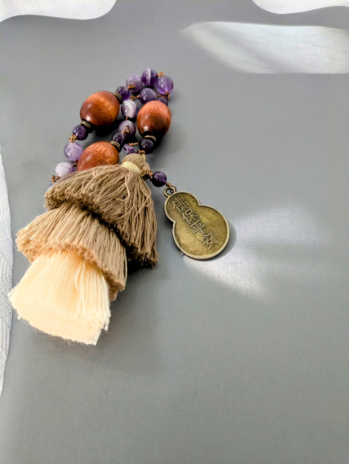 Quan Yin Prayer Beads with prayer card