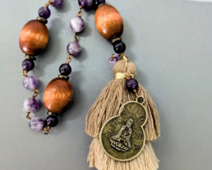 Quan Yin Prayer Beads with prayer card