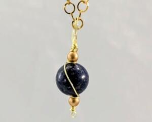 Classic Lapis Lazuli Necklace (Matching Earrings Sold Separately)