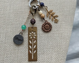 Multi-Charm Flower Pendant