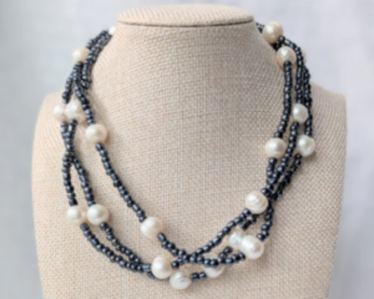 Freshwater Pearl Rope Necklace