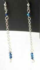 Blue Crystal Earrings