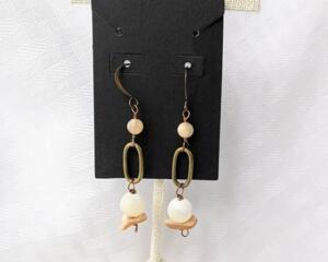 Abalone and Mother of Pearl Earrings (Matching Necklace sold separately)