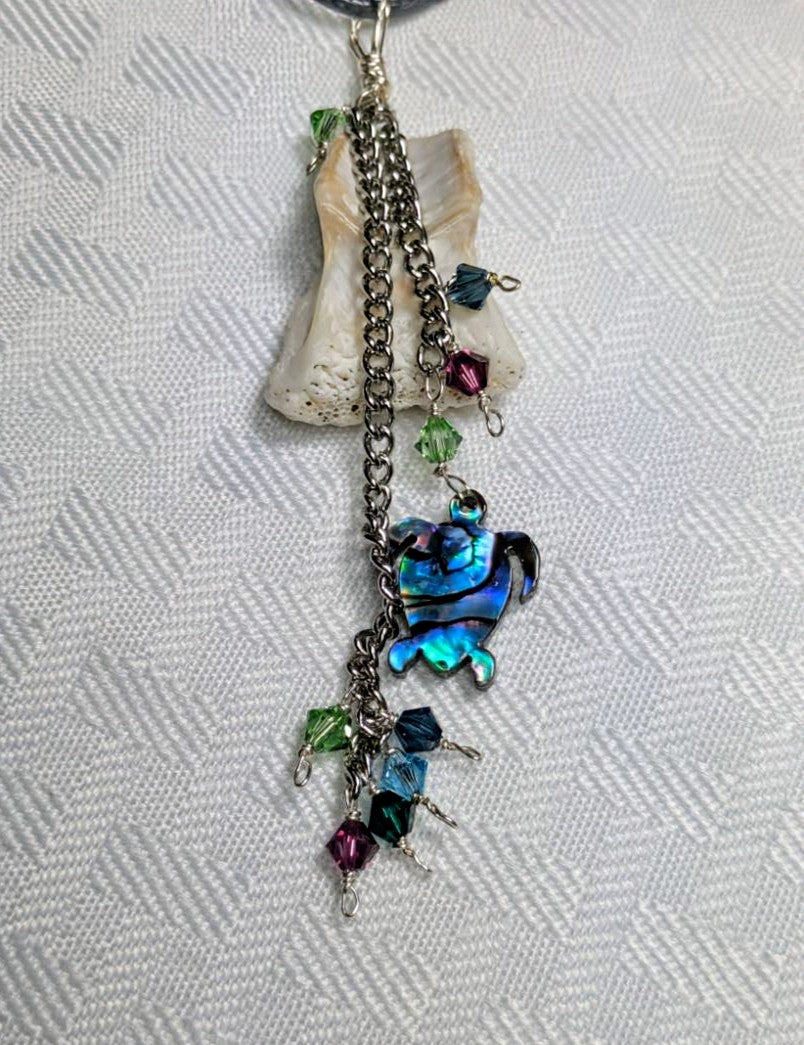Abalone Sea Turtle with Shell Necklace