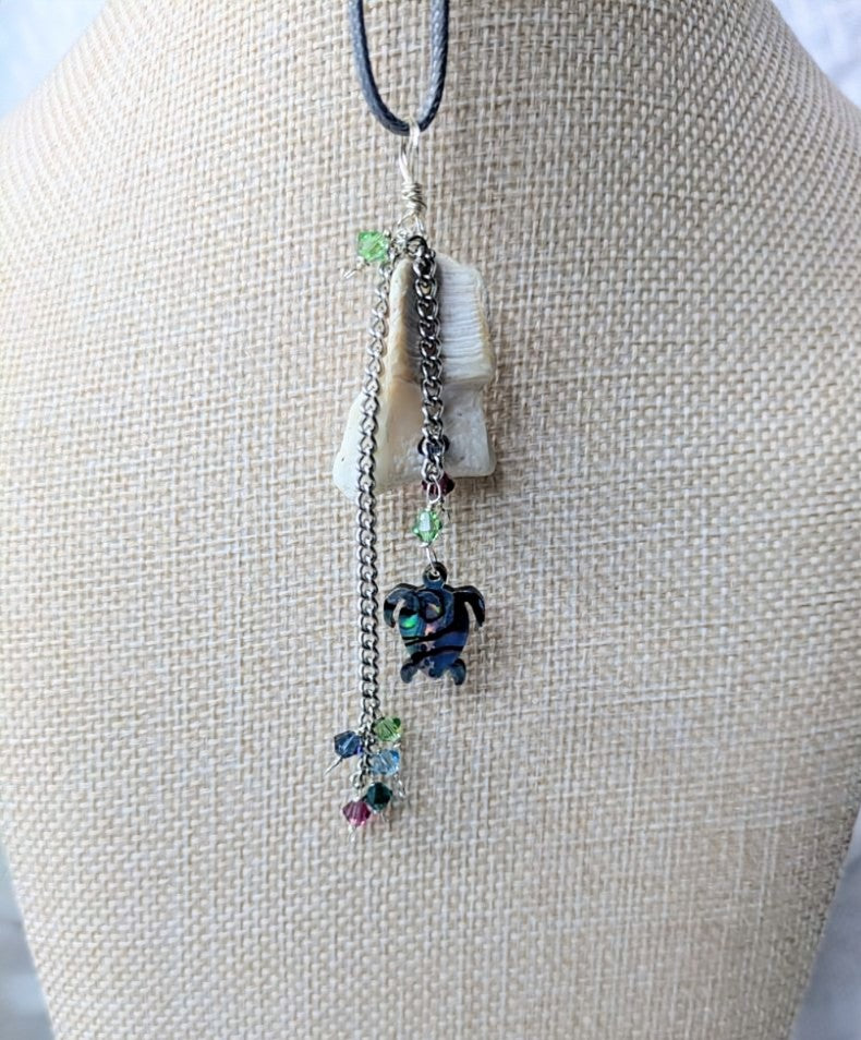 Abalone Sea Turtle with Shell Necklace