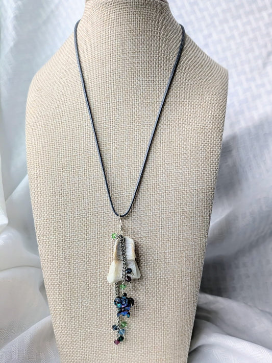 Abalone Sea Turtle with Shell Necklace