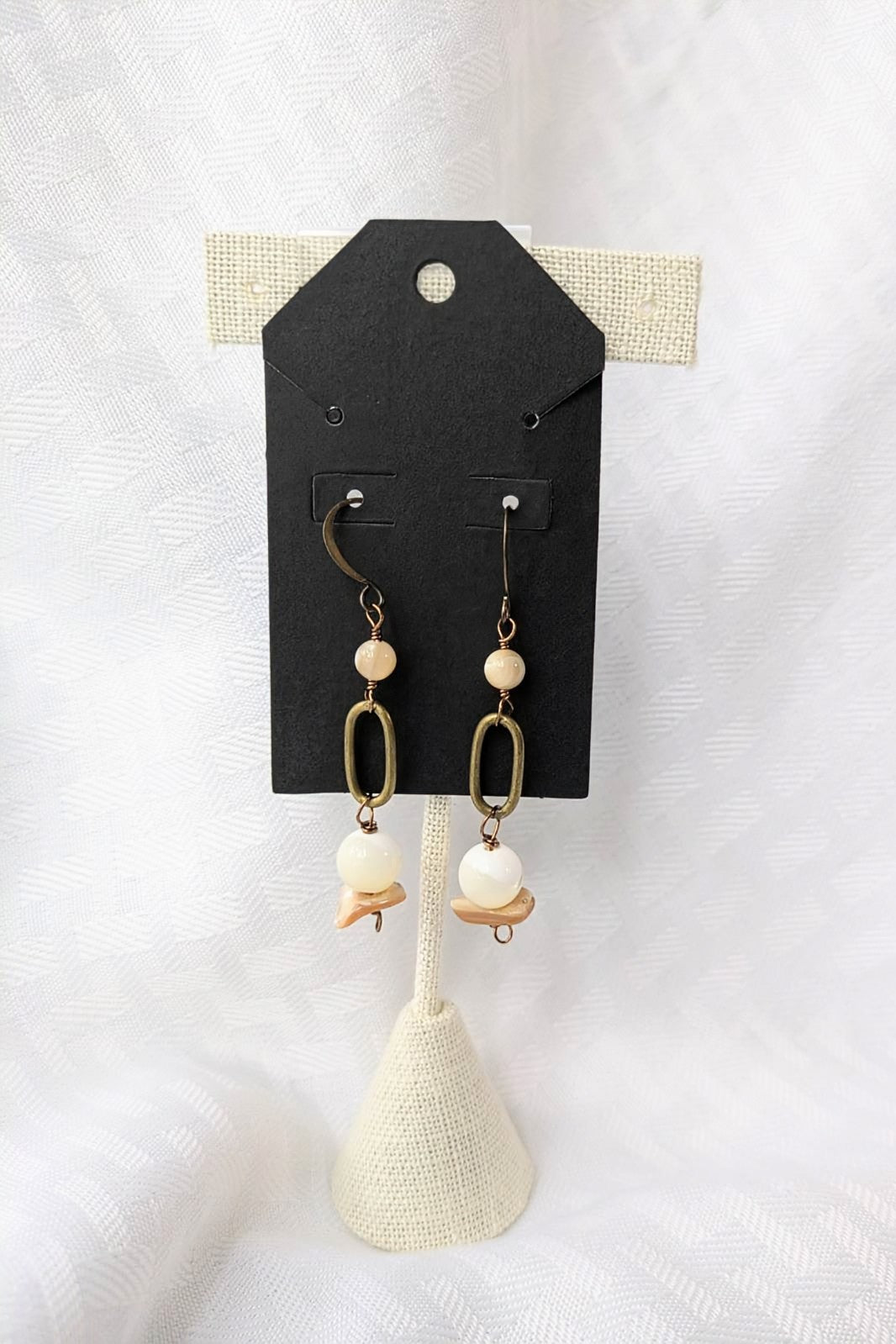 Abalone and Mother of Pearl Earrings (Matching Necklace sold separately)