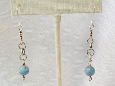 Aquamarine Beryl Earrings (Matching Necklace sold separately)