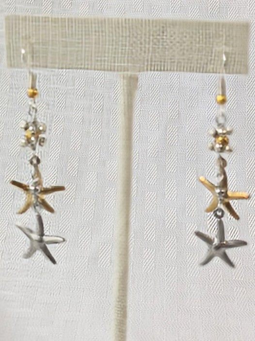 Double Starfish Earrings