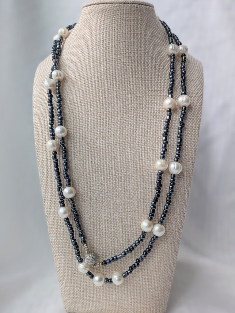Freshwater Pearl Rope Necklace
