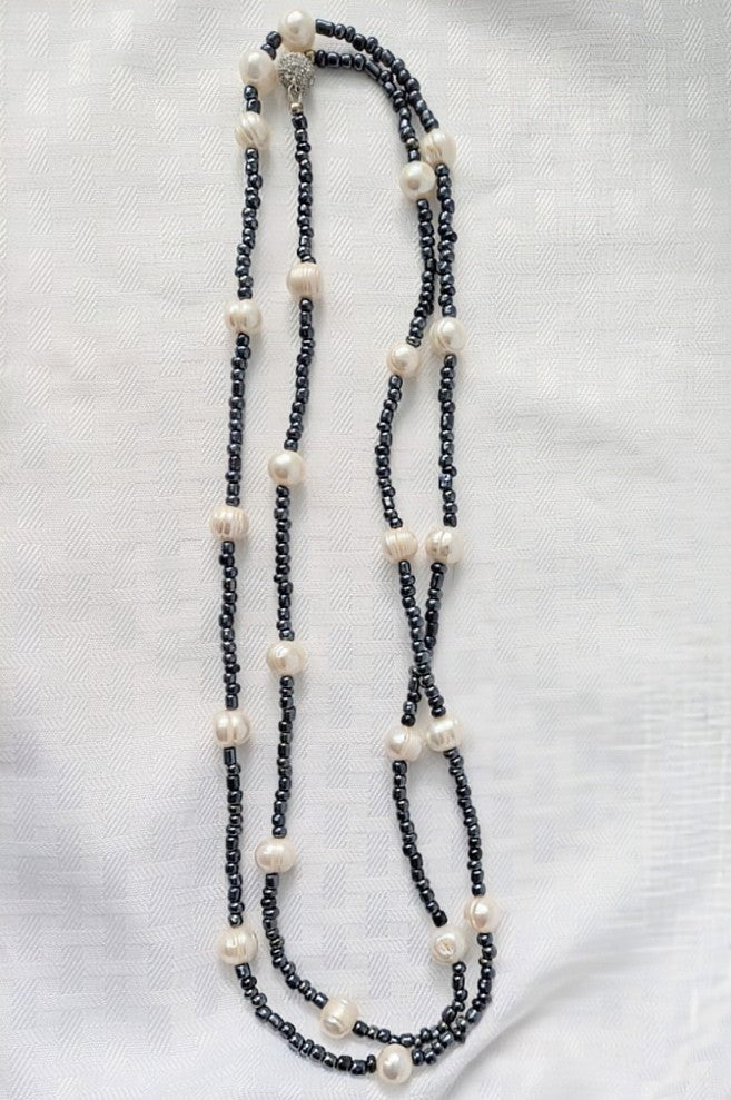 Freshwater Pearl Rope Necklace