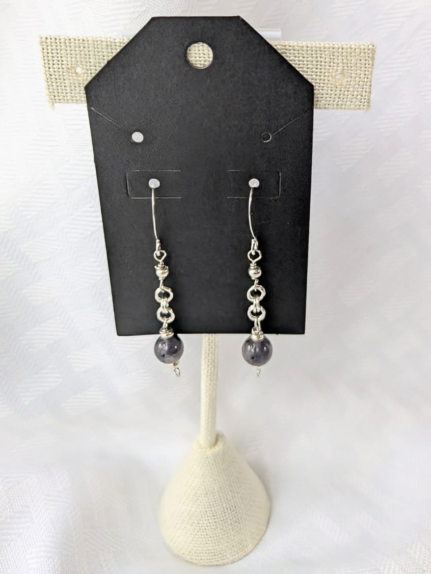 Iolite Earrings (Matching Necklace sold separately)