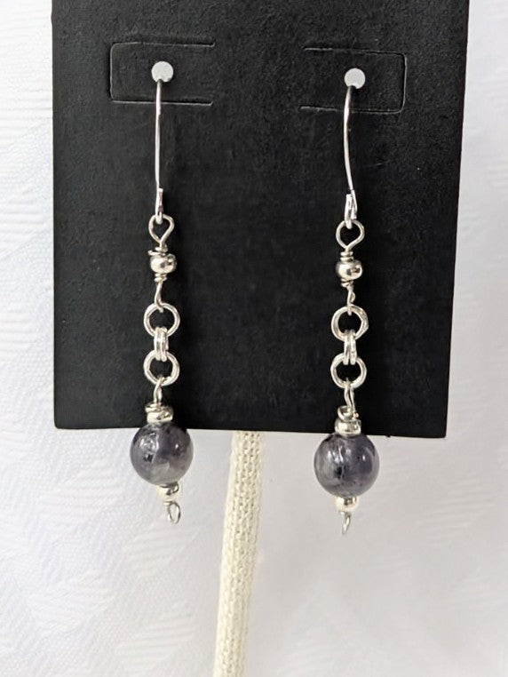 Iolite Earrings (Matching Necklace sold separately)