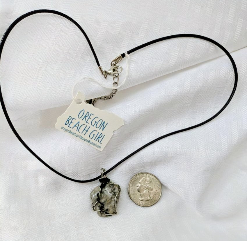Natural Beauty Tumbled Rock Necklace