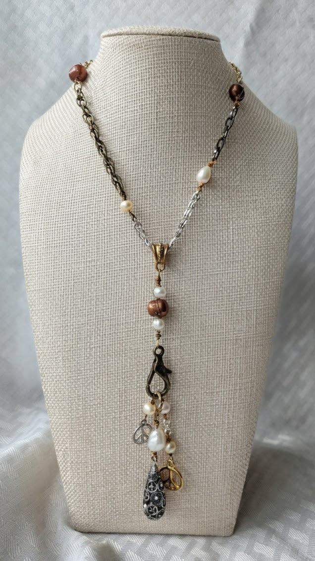 "Peace" Multi-Charm Pendant