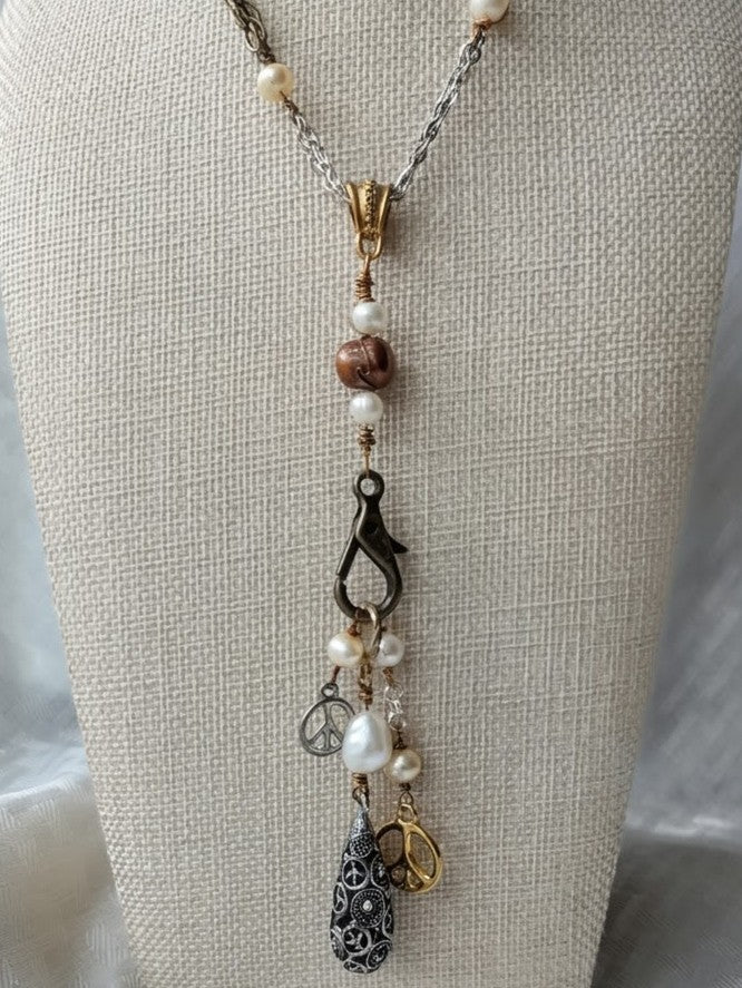 "Peace" Multi-Charm Pendant