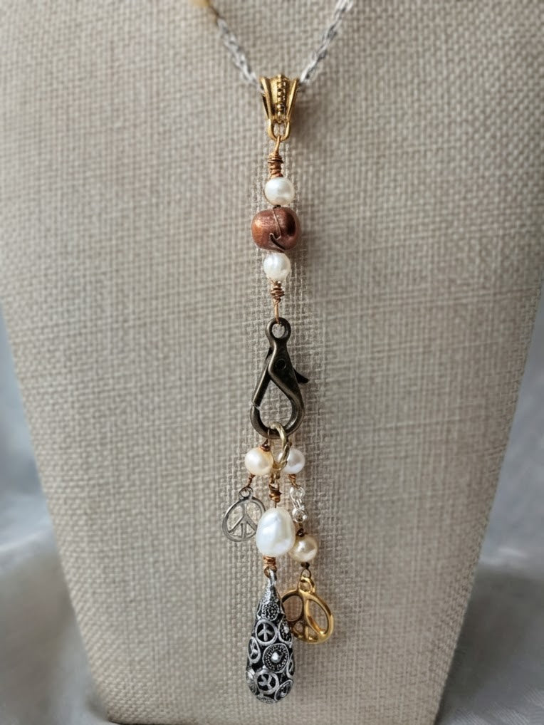 "Peace" Multi-Charm Pendant