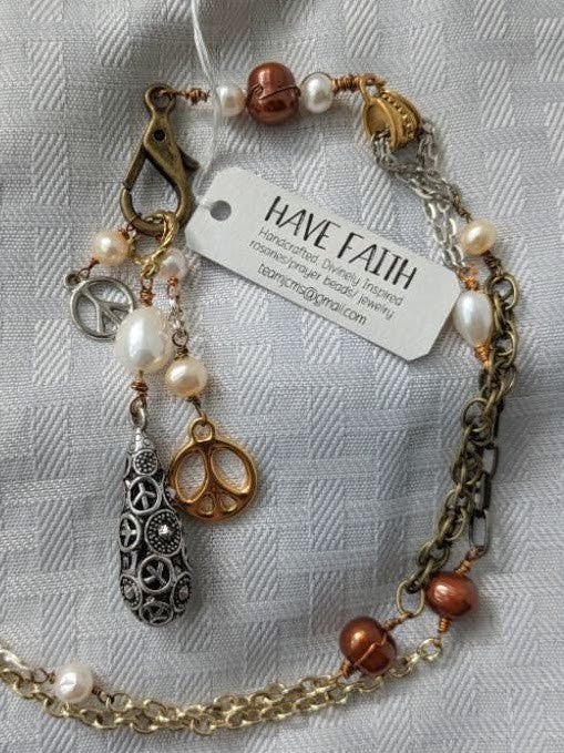 "Peace" Multi-Charm Pendant