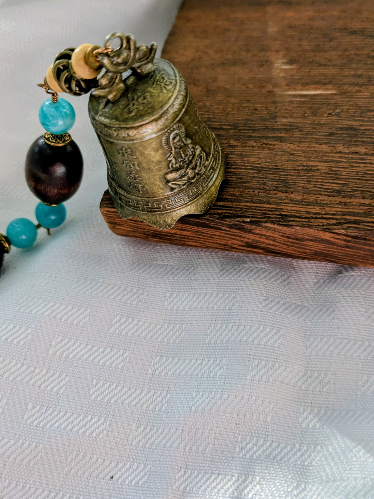 Quan Yin Prayer Beads Multi-Color Tassel