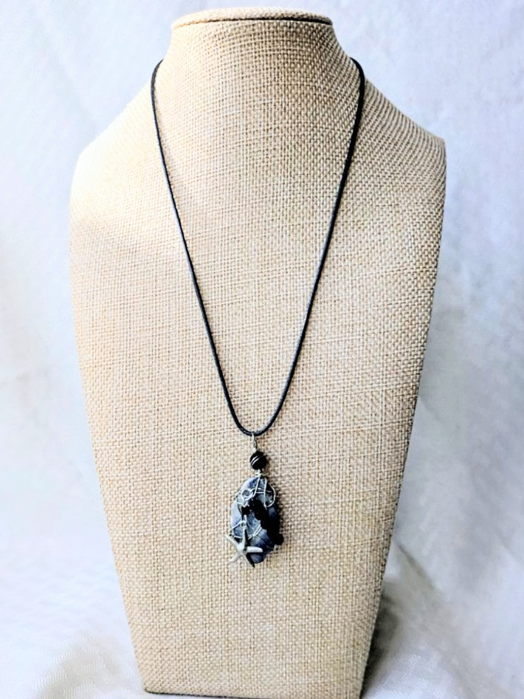 Silver Starfish Seashell Necklace