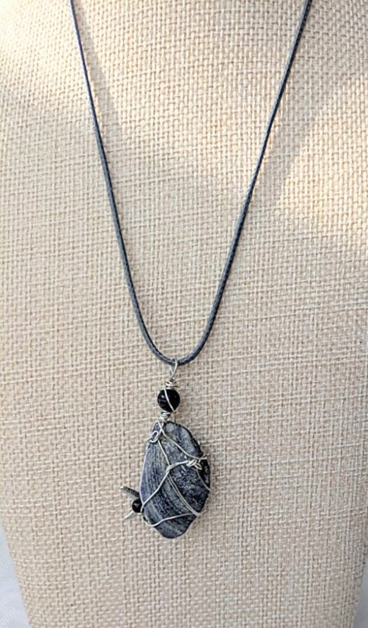 Silver Starfish Seashell Necklace