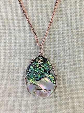 Teardrop Abalone Necklace