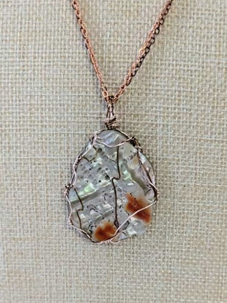 Teardrop Abalone Necklace