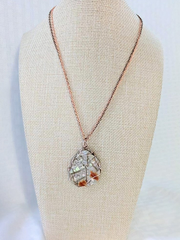 Teardrop Abalone Necklace