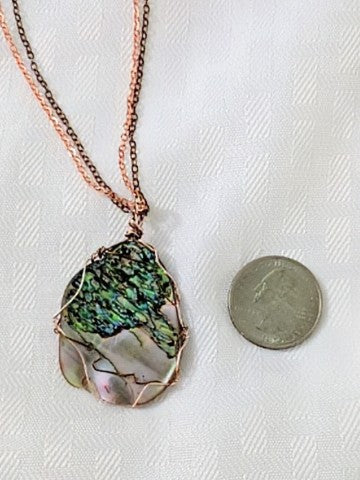 Teardrop Abalone Necklace